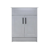 24'' HDF VANITY WITH TOP , 2 DOORS