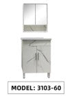 24''W x 18.5''D  Vanity  With Top And Medicine Cabinet-3103