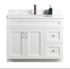 42'' SOLID WOOD VANITY WITH TOP