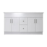 60'' DOUBLE SINKS HDF VANITY WITH TOP