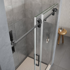 60''X 72'' Frameless  Shower Glass Doors D38