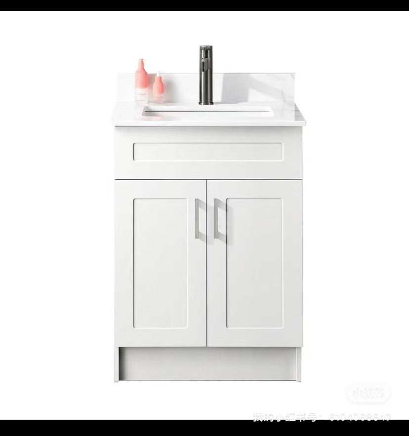 24'' HDF VANITY WITH TOP , 2 DOORS