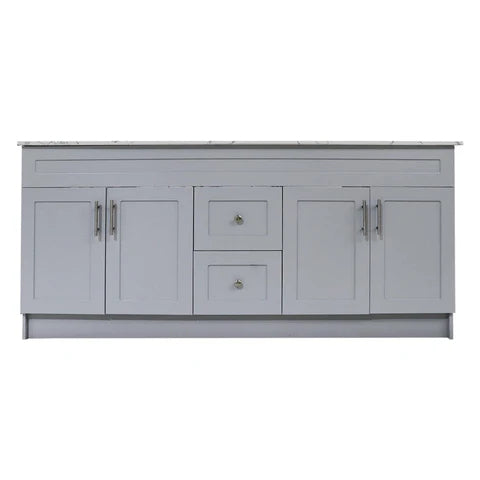 72'' DOUBLE SINKS HDF VANITY WITH TOP