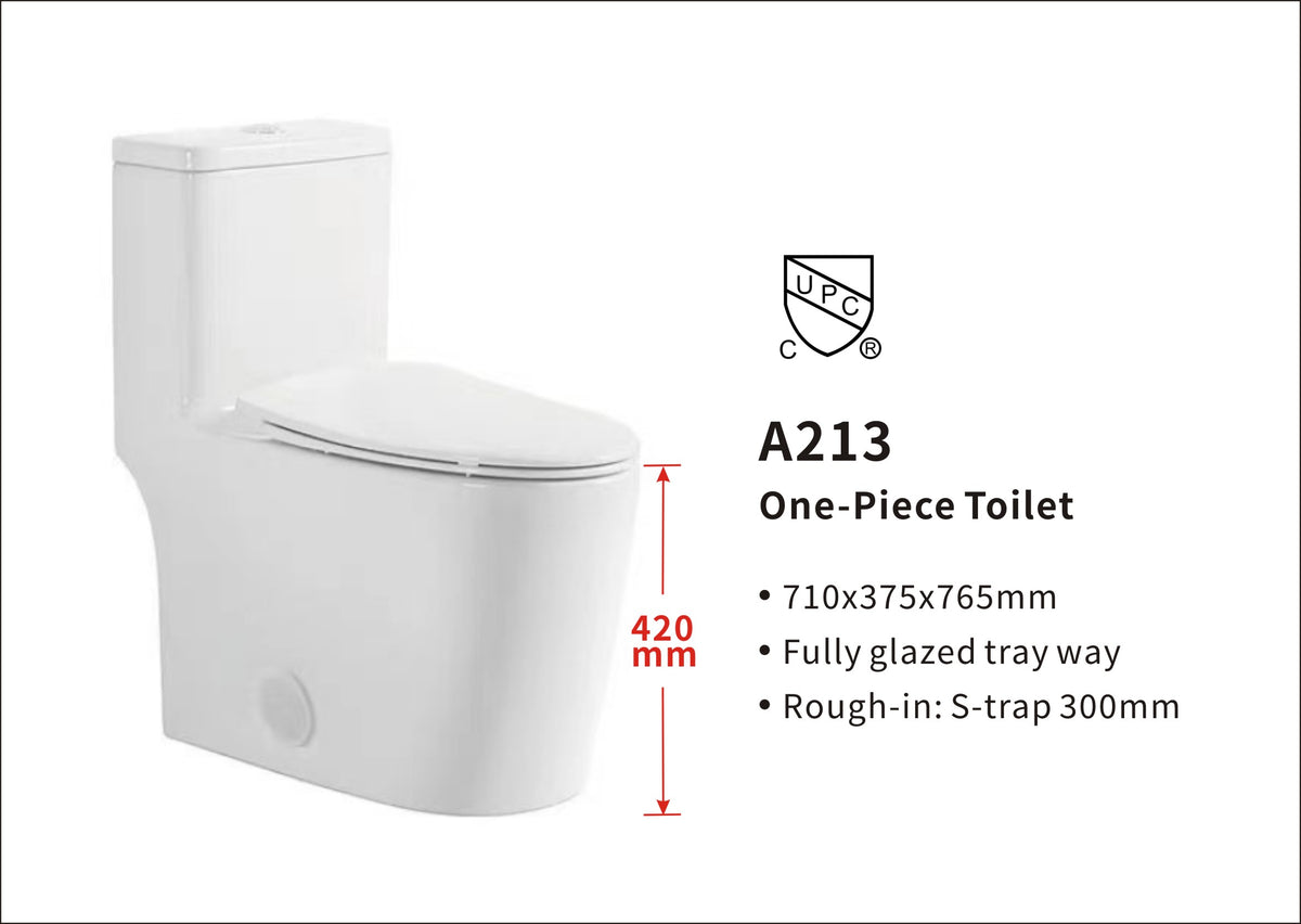 One Piece Toilet-A213