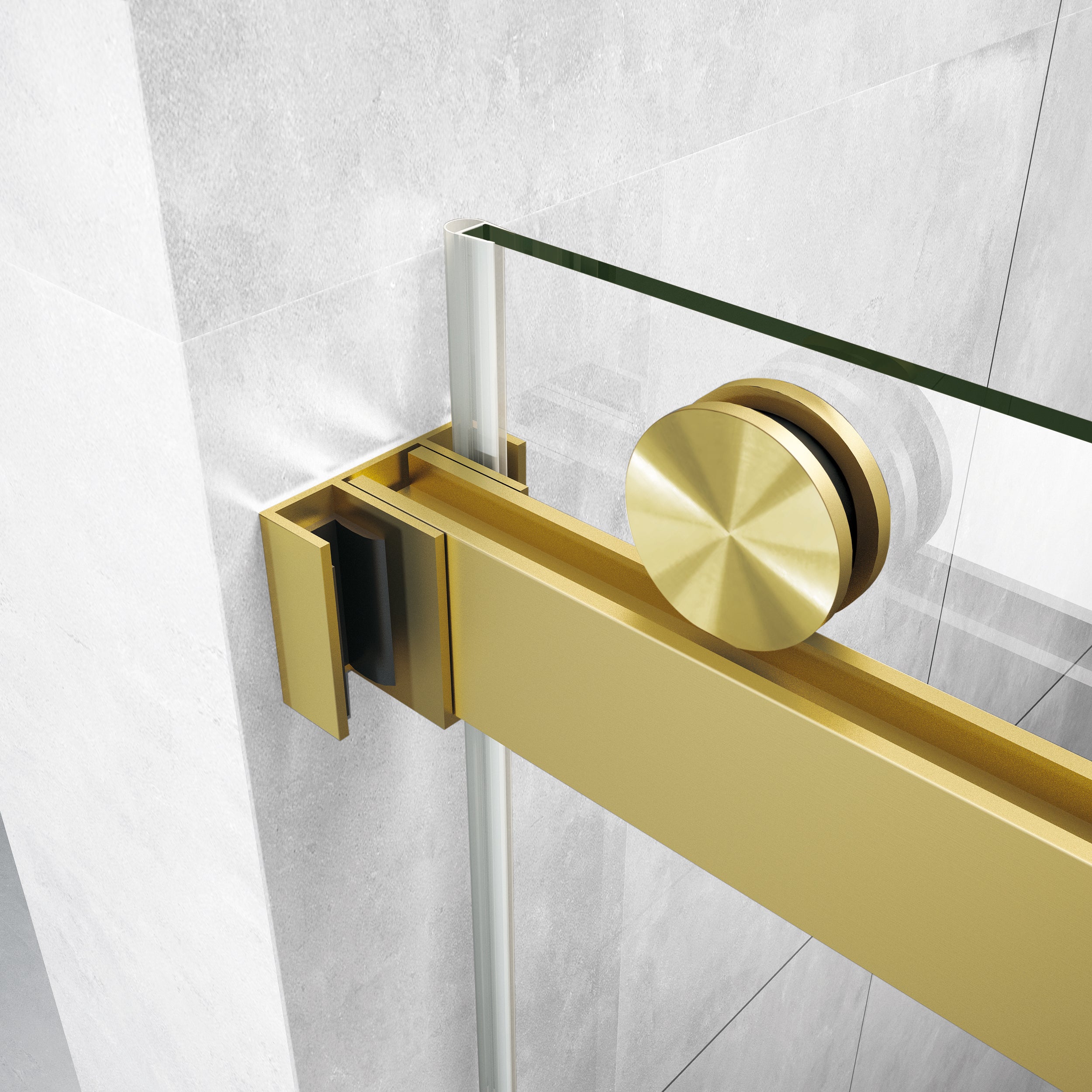 60'' X 72'' Frameless Shower Glass Door -D36