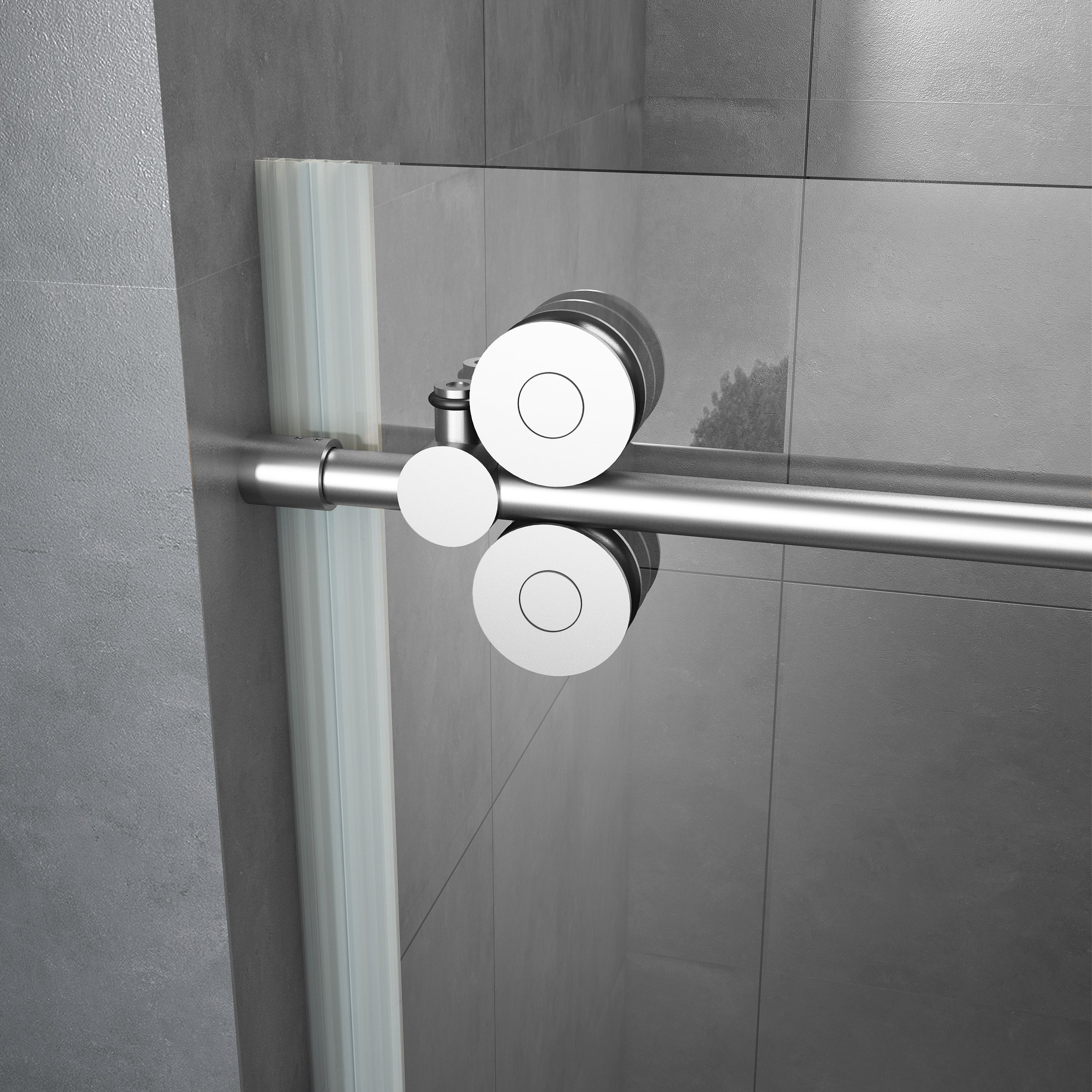 60''X 72'' Frameless  Shower Glass Doors D38