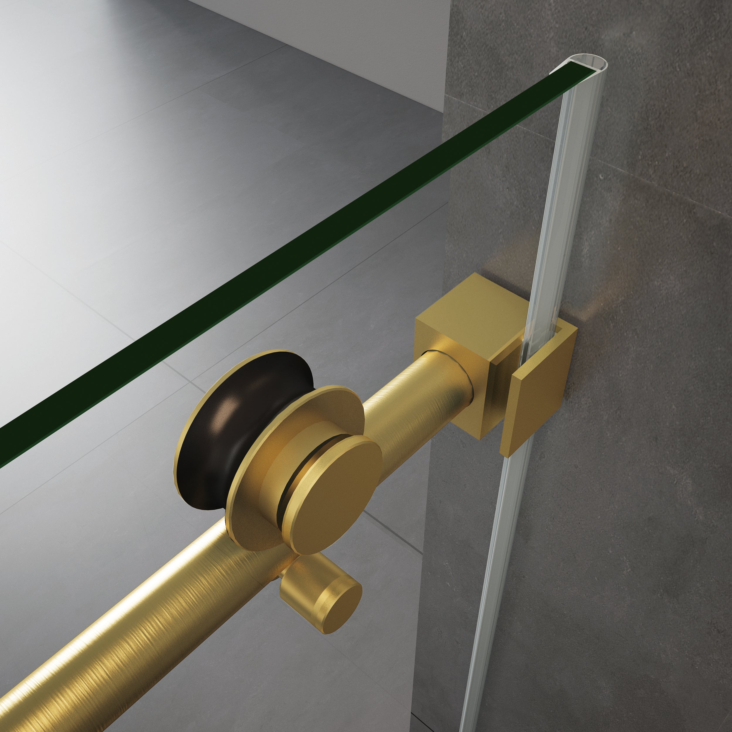 60''X 72'' Frameless  Shower Glass Doors D38