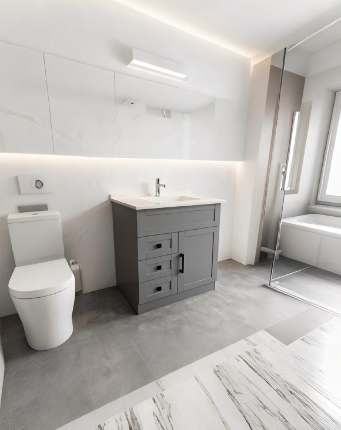 30'' vanity with top